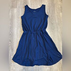 Cuddl Duds Deep Blue V-Neck Top